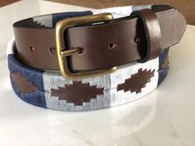 Embroidered polo belts, collars and dog leashes
