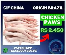 Chicken Paws origin Brazil, CIF CHINA 
