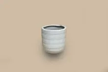 Maceta de cerámica de 6"