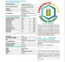 LITHIUM CARBONATE 98.7%