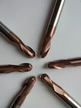 CNC BIT SOLID CARBIDE BALLNOSE, fresa de topo para o metal, aço, ferro fundido 2D e 3D GRAVURA