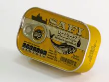 Canned sardines in vegetable oil