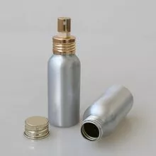 Recyclable high-grade cosmetic perfume spray aluminum bottle full size