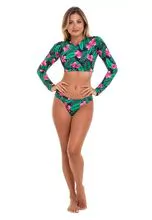 Long Sleeve Bikini Hawaii 