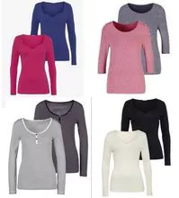 A partir de 2,30 €: Camisetas de manga 3/4 en stock para mujer (colección primavera/verano) – ¡envío rápido a todo el mundo!