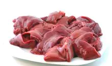 Hígados de pollo congelados