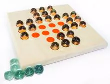 Peg Solitaire en madera