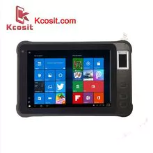 Kcosit K75 robusto Windows Tablet PC lector de huellas dactilares UHF RFID IP67 impermeable 7" 1280x800 HDMI 2D escáner de código de barras PDA