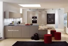 YALIG Double Sized Veneer / Melamine Board Kitchen Cabinets