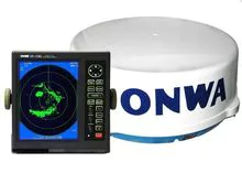 KR-1008 10 polegadas cor radar de navegação marítima de LCD