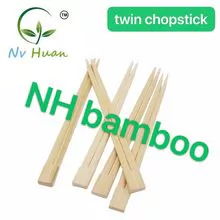 Palillos redondos dobles palillos crudos, palillos desechables palillos de bambú palillos de bambú fabricantes chinos ventas directas