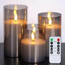 Birthday proposal, atmosphere, fake candles, LED electronic candle holders, house decoration ornaments