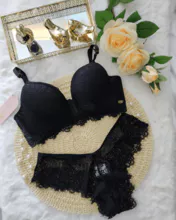 Lingerie luxo Letícia com Acessórios Luxuosos 