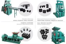 液压碳粉挤出机木炭生产线木炭型煤机制棒机机制炭中国供应商