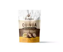 Sunkao bolas de quinoa e de milho, coberto com Chocolate de leite