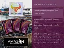 Açaí pulp - 8%, 12% and 14%