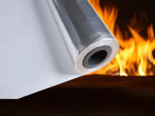 Tela de fibra de vidrio de papel de aluminio