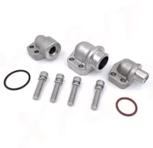 SAE Macho Flange Roscada-90° 