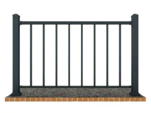 Aluminum Profile Fence & Handrail, Customized Design Vietnam