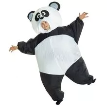 Roupa de panda inflável