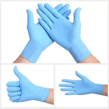 Guantes médicos desechables de látex/nitrilo