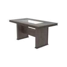 MESA AMÉRICA COM VIDRO