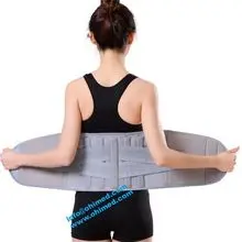 Lumbar back support with lumbosacral brace is suitable for disc herniation, sciatica, scoliosis compression