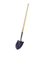 Round Point Shovel Wood