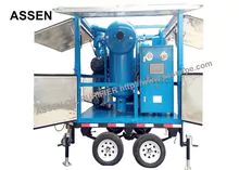 Mobile trailer series transformer oil purification plant