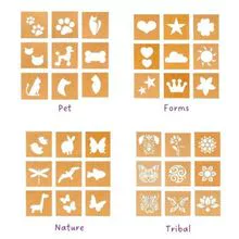 Stencil Molde Tatoo Pet Tchuska