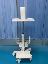 Adjustable Height Medical Computer Cart