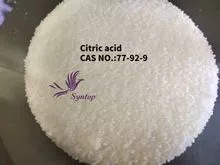Citric acid for detergent raw materials