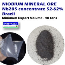 NIÓBIO - Nb205 concentrado 52-62% - Brasil