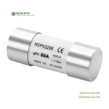 光伏保险丝 太阳能保险丝 光伏熔断器 最大电流100A光伏保险丝 太阳能板保险丝 