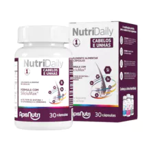 NutriDaily 头发和指甲 700 毫克 30 粒胶囊 - Apisnutri