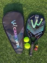 raqueta de playa de carbono 3K raqueta de tenis de playa raqueta de tenis de cricket de buena calidad