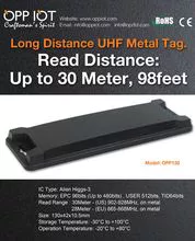 Longa distância RFID UHF na Tag do Metal com 30m