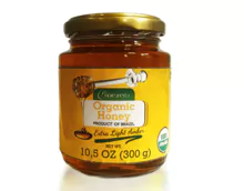 Mel Orgânico Natural - Organic Honey Extra Light Amber (300g) 