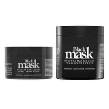 Mascarilla Negra (Tóner Negro) Matizadora / Mascarilla Desamarillante - 250g/500g