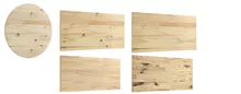 Painéis de madeira (Pinus).