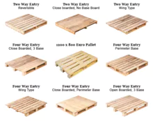 Epal Pallet, Elemento de palet nuevo y usado EPAL Standard-Wood