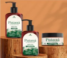 Shampoo, conditioner, treatment. Patauá.