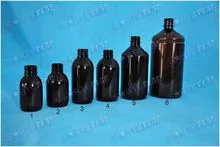 Amber PET Bottle 100/120/200/250/500/1000 ml