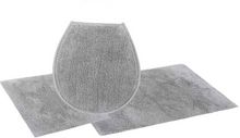 4,50 € Juego de alfombras de baño 3 piezas gris Nuevo stock del catálogo alemán Mínimo 20 juegos Entrega rápida disponible en toda Europa