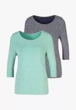 Desde 2,30 €: Camisetas de manga 3/4 en stock para mujer (primavera/verano) – ¡envío rápido a todo el mundo!