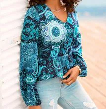 2,30 € — Stock de blusas de mujer para las temporadas de verano, primavera y otoño, pedido mínimo a partir de 20 piezas