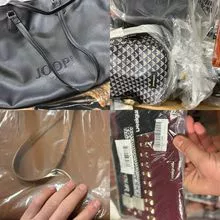 € 28 por peça - Bolsas e mochilas de marca (lote misto de 50 unidades, devoluções de clientes A/B/C, marcas importantes como Louis Vuitton, Guess, Vans