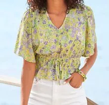 2,30 € — Stock de blusas de mujer, temporadas de verano, primavera y otoño, pedido mínimo a partir de 20 piezas