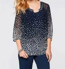2,30 € — Stock Blusas de mujer, temporadas de primavera y verano, talla europea 40, pedido mínimo a partir de 20 piezas