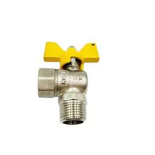 1/2 Male x Female NPT Angle Gas Ball Valve